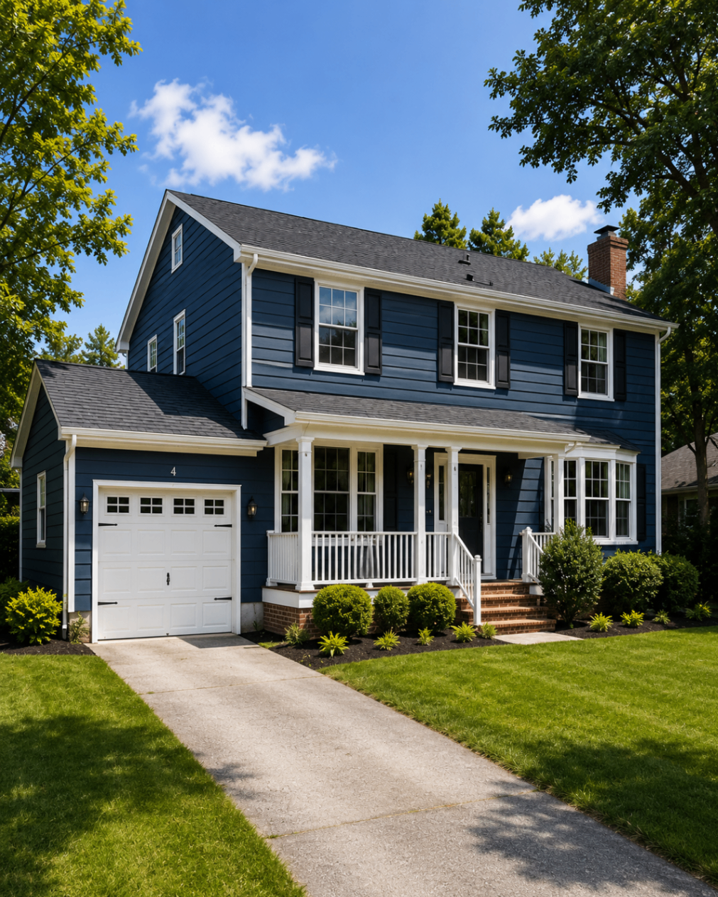 Colonial Exterior Transformation β after