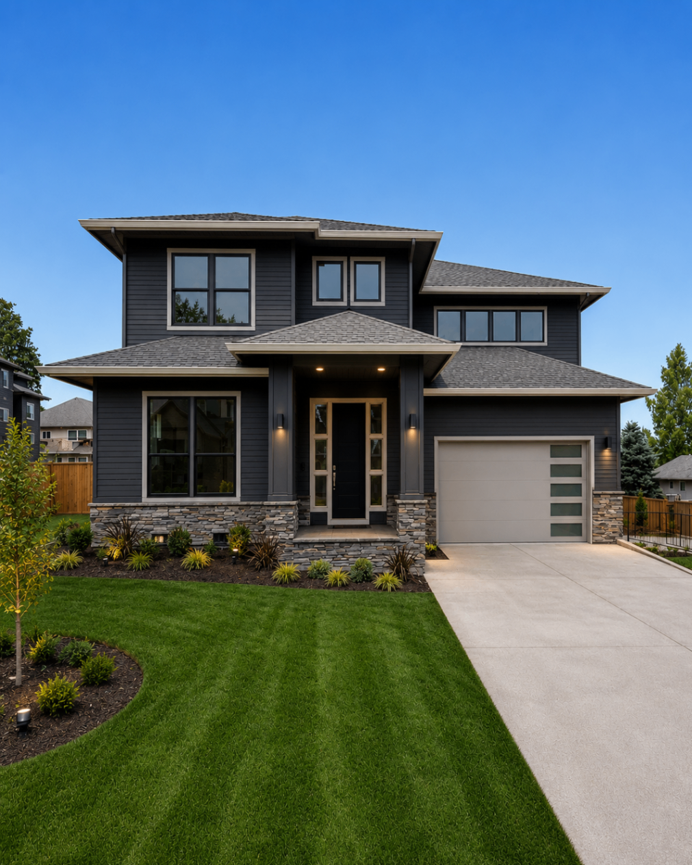 Modern Prairie Repaint in Deep Navy β after