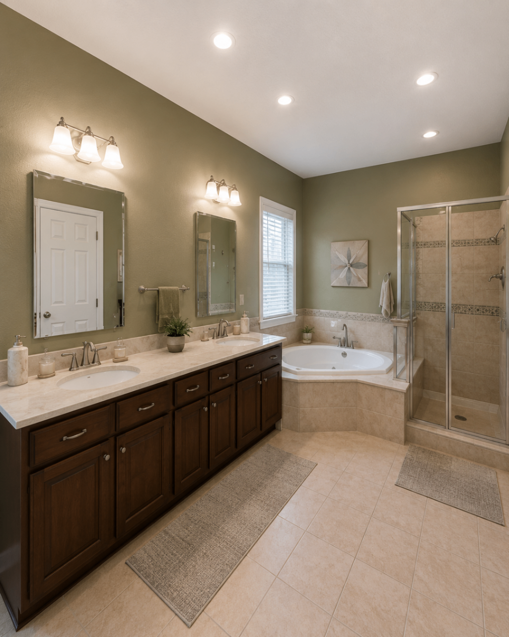 Spa-Style Master Bath Refresh β before