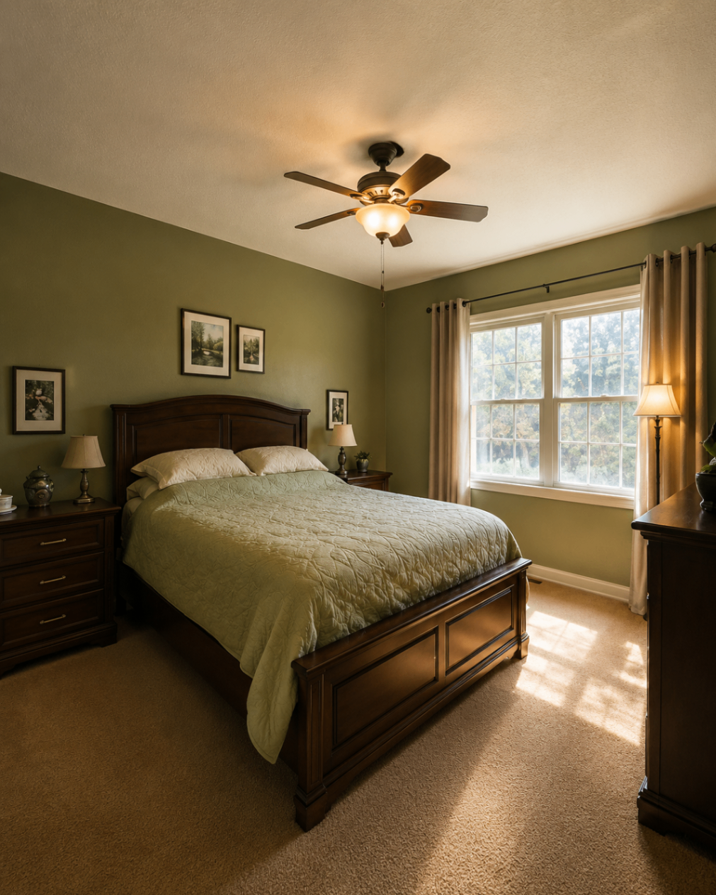 Refreshed Master Bedroom β before